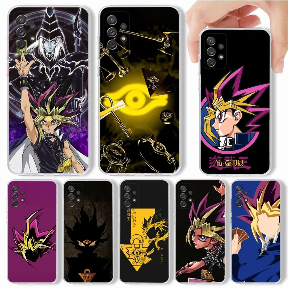 Y-Yu Gi Oh Game Card Phone Case For Samsung,Galaxy,S20,S21,S22,S23,Fe,Lite,Plus,Ultra Note Shell