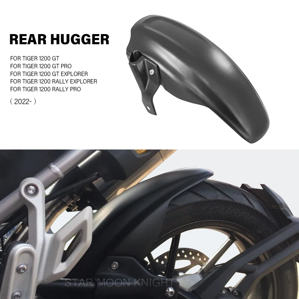 For Tiger 1200 GT Explorer Rally Pro 2022 2023 Rear Wheel Fender Hugger Mudguard Splash Proof Guard Motorcycle Accessories