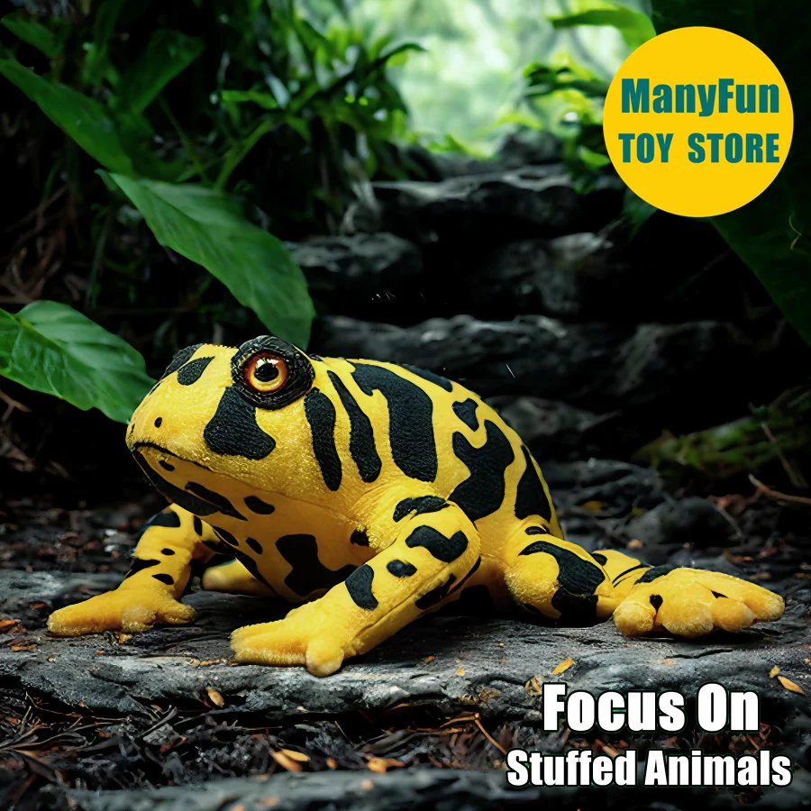 Realistic Dart Frog Plush Toy High Fidelity Arrow Frog Plushie Frog Stuffed Animal Simulation Soft Doll Lovers