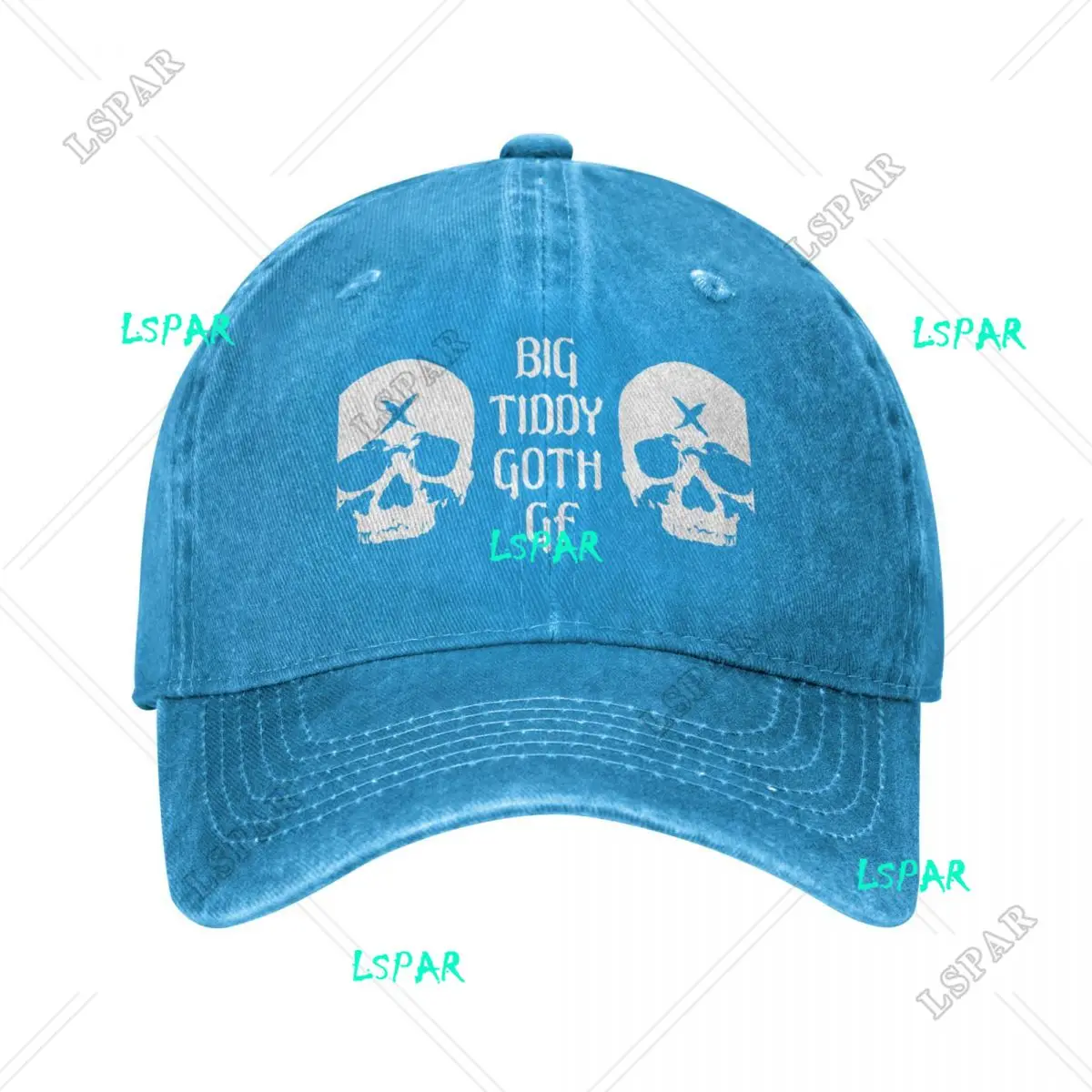 Big Tiddy Goth GF Girlfriend with Skull boobs Baseball Cap New In The Hat Ball Cap Women'S Cap Men'S