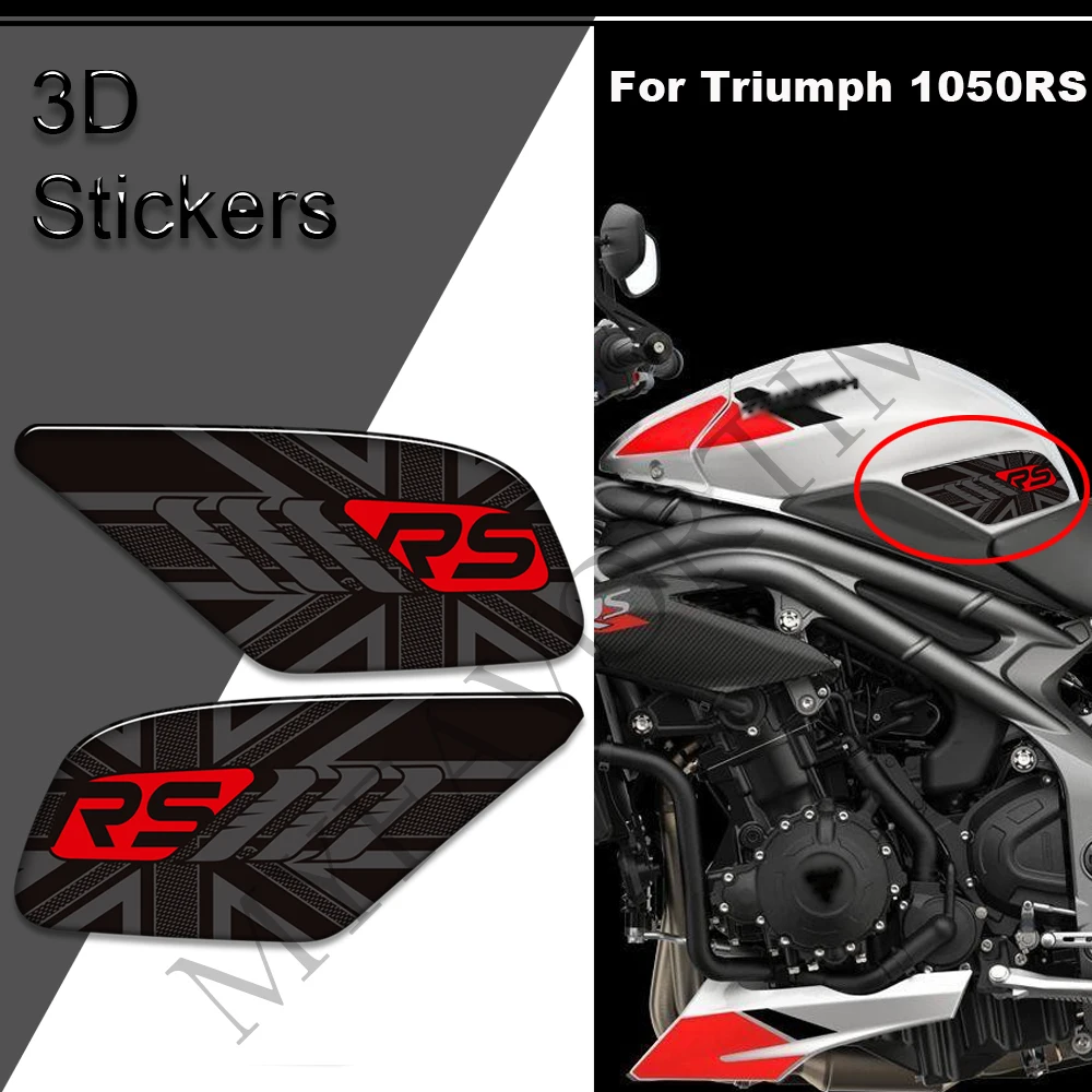 

For Triumph Speed Triple 1050RS 1050 RS Motorcycle Stickers Decals Gas Fuel Oil Kit Knee Tank Protector Pad Grips 2016 - 2020