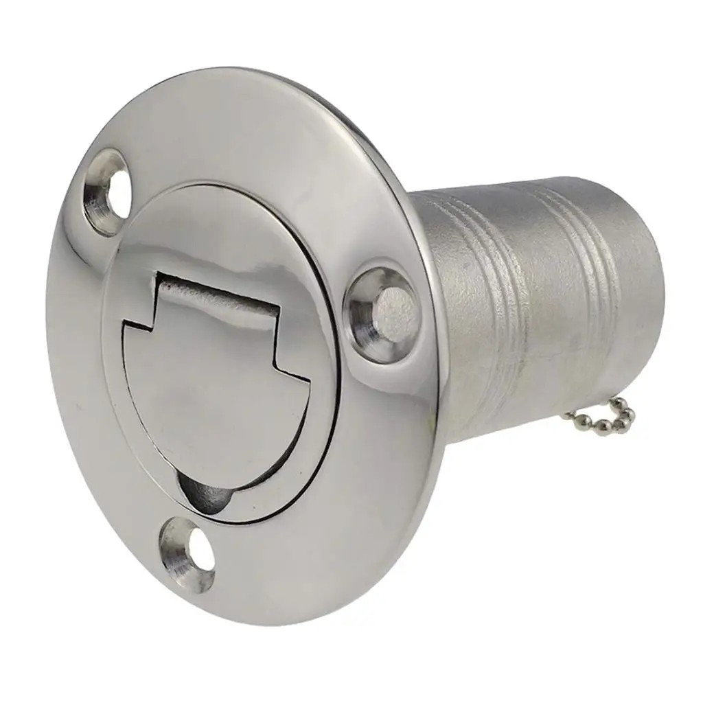 

Keyless Stainless Steel Boat Fuel Cap Deck Filler Marine Grade for Yacht Caravan Water Petrol Diesel RV Parts