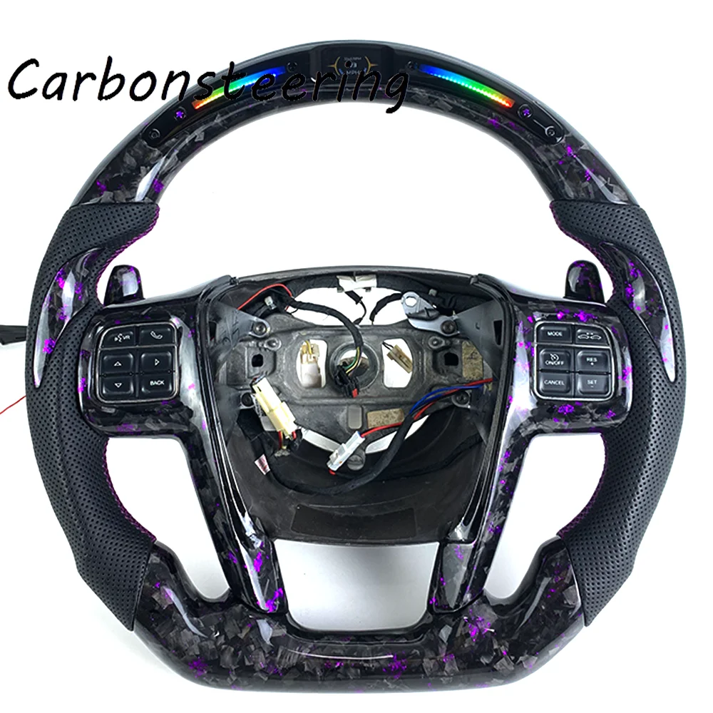 

For Chrysler 300C 300C 300SRT 200 200S Convertible Grand Voyager Town and Country Custom Carbon Fiber Steering Wheel with LED