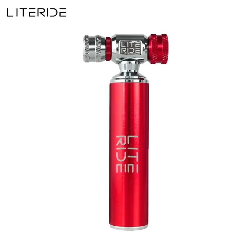 CO2 Pump For Bicycle Schrader Presta Adapter Bike Pump Inflator Aluminum Tire Tube Mini size MTB Bicycle Pumps CO2 Cartridge