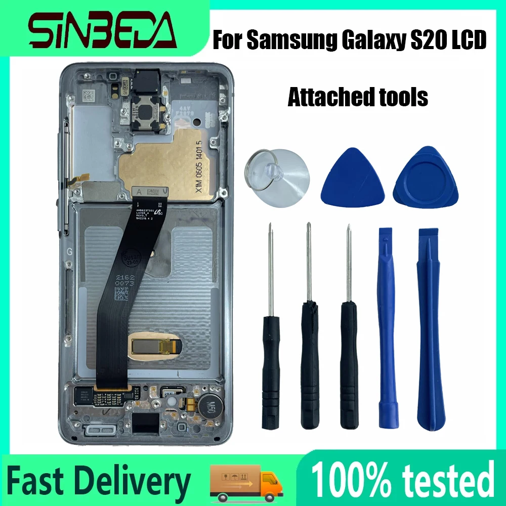 

6.2Inches AMOLED for Samsung GalaxyS20 SM5G-G981U G981U1 G981A G981F G981 LCD Display Screen Touch Digital Component Replacement