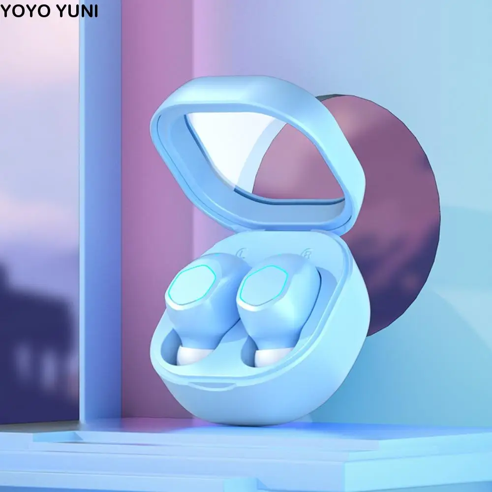 

M21 Wireless Bluetooth Earphone Transparent Case Stereo Wireless Earphones Cute Bilateral Bluetooth Headset