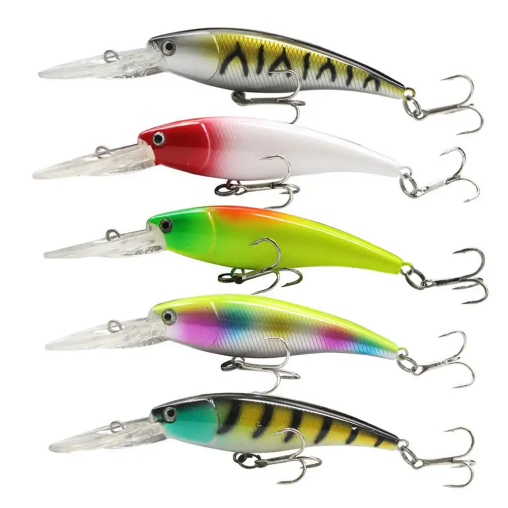 

Floating Minnow Hard Bait Fishing Lures 9cm 7g Wobbler Swimbait Artificial Bait With Treble Hook