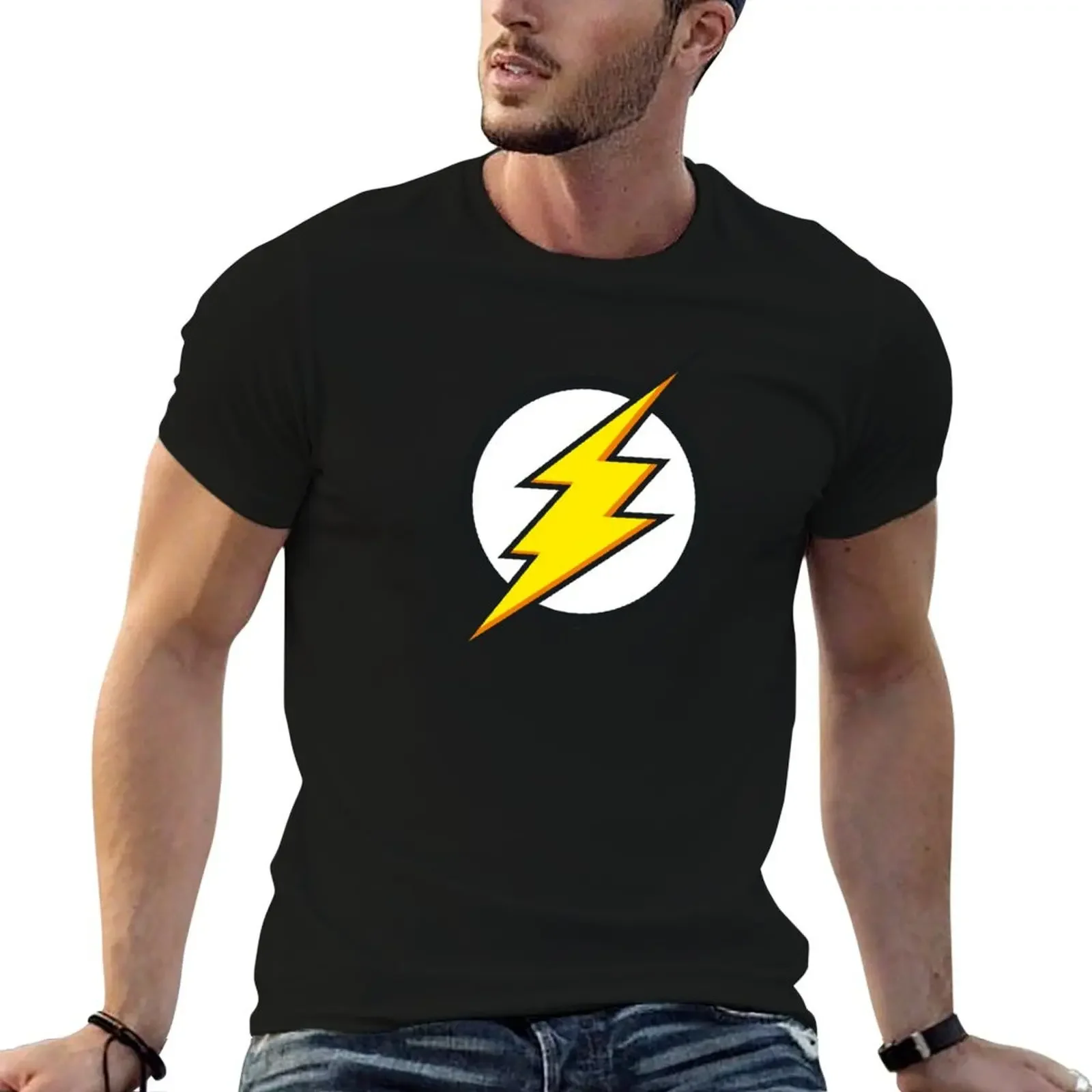 Lighting Bolt of the fastest man alive (Yellow Speed Demon) 2020 T-Shirt summer tops korean fashion tee shirts for men