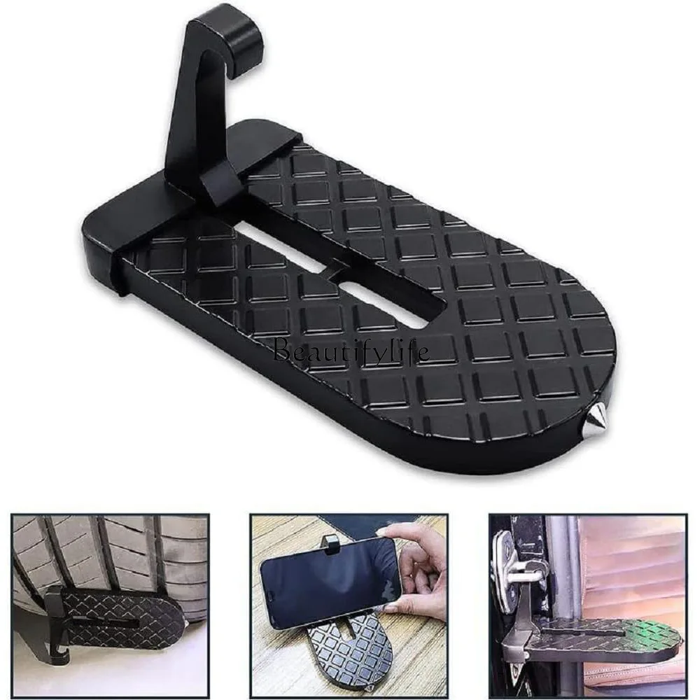 jj4 Car assist pedal suv on roof pedal assist hook door foot pedal