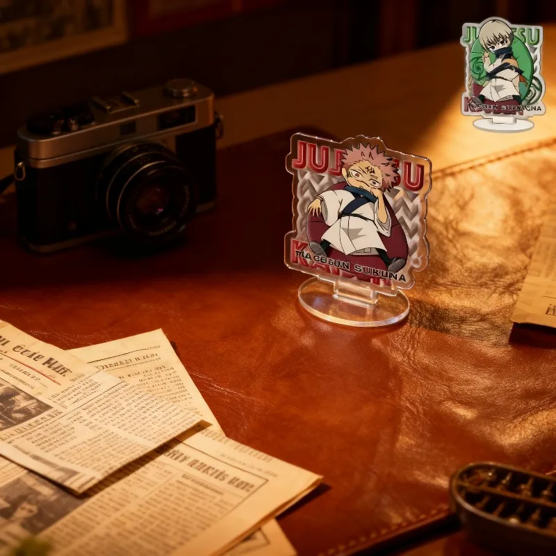 

9pcs Hot Anime Jujutsu Kaisen Acrylic Standing Sign Itadori Yuji Gojo Satoru Fushiguro Megumi Characters Print Standing Sign