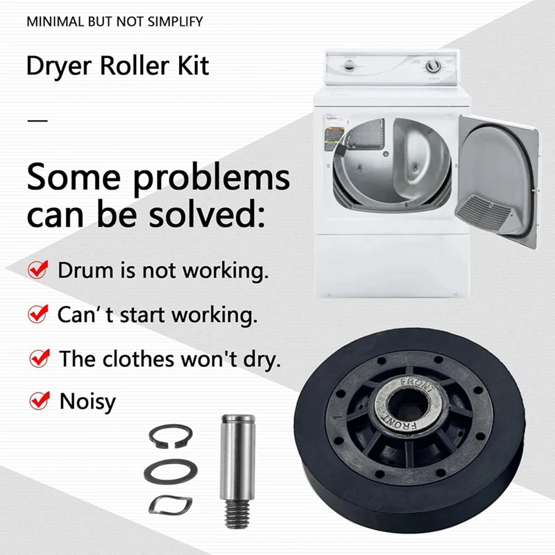 AD23-RB170002 Dryer Roller Kit , Dryer Drum Support Rollers,Dryer Roller Kit For Speed Queen Dryers AP5186795 PS12220620