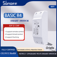 SONOFF BASIC R4 Wi-Fi ESP32 Chip Smart Switch Smart Scene Magic Switch Mode eWeLink Remote Control with S-MATE2 R5 Alexa Google