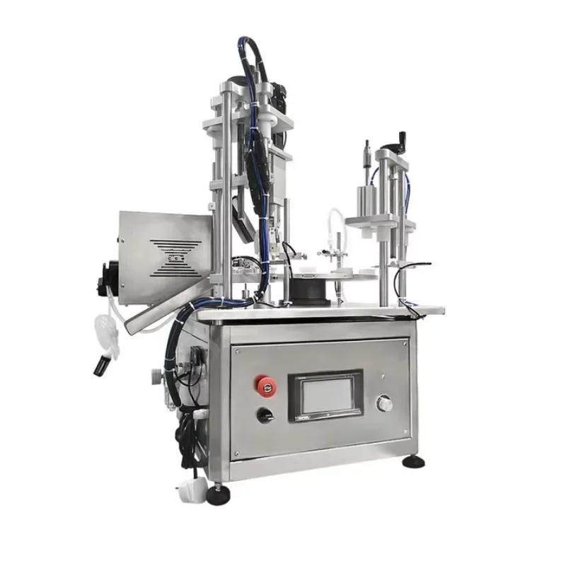Industry Full-Automatic Liquid Filling Machine - Essential Oil, Lip Glaze Filling, Perfume Filler & Capping Machine