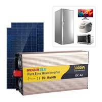 3000W/3kw 3000 Watt 12V/24V/48V DC to AC 110V/120V 220V Converter Pure Sine Wave Solar Power Inverter