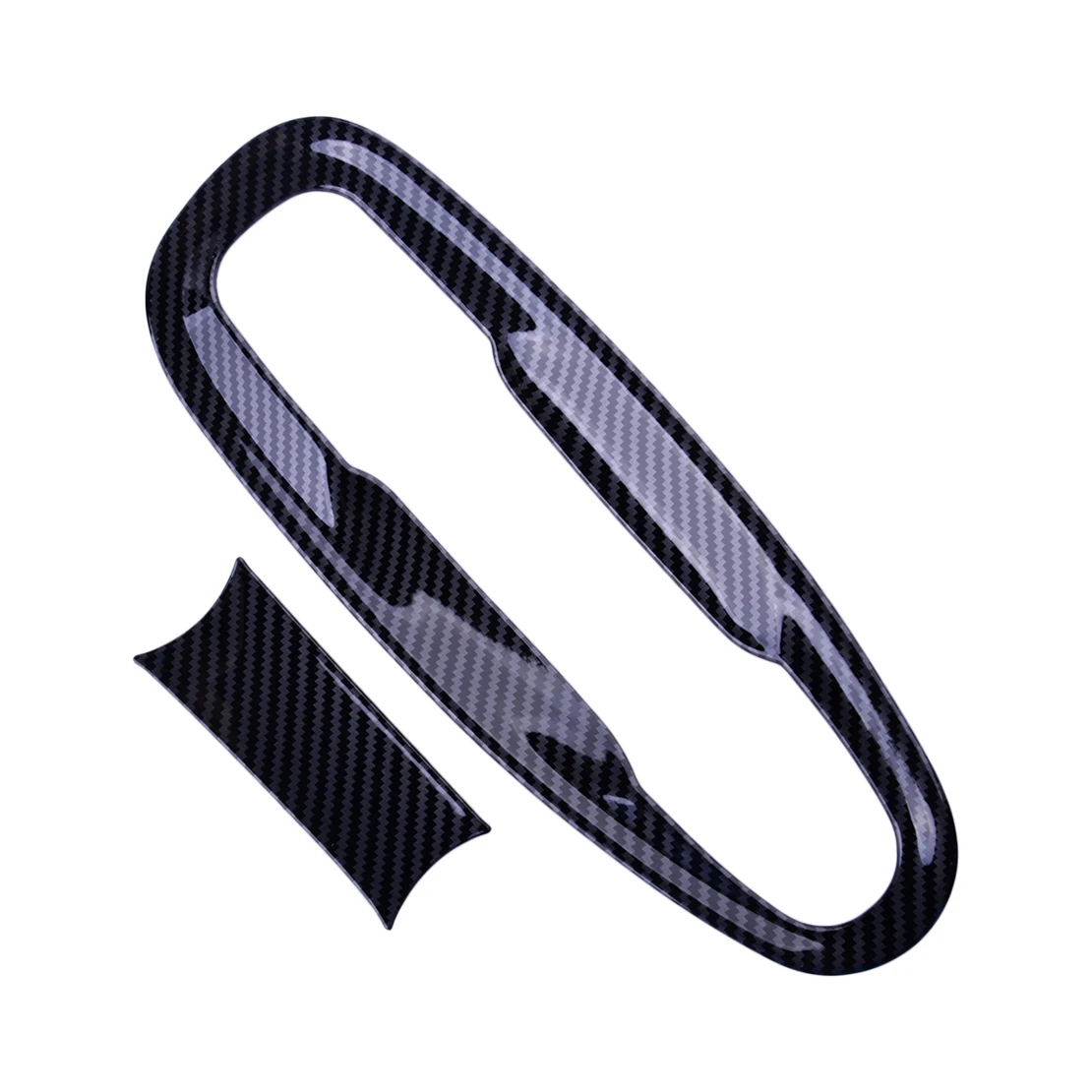 

1 Set Exterior Door Handle Bowl Cup Covers Trims Fit for Toyota Land Cruiser Prado FJ150 2010 2011-2019 Carbon Fiber Grain ABS