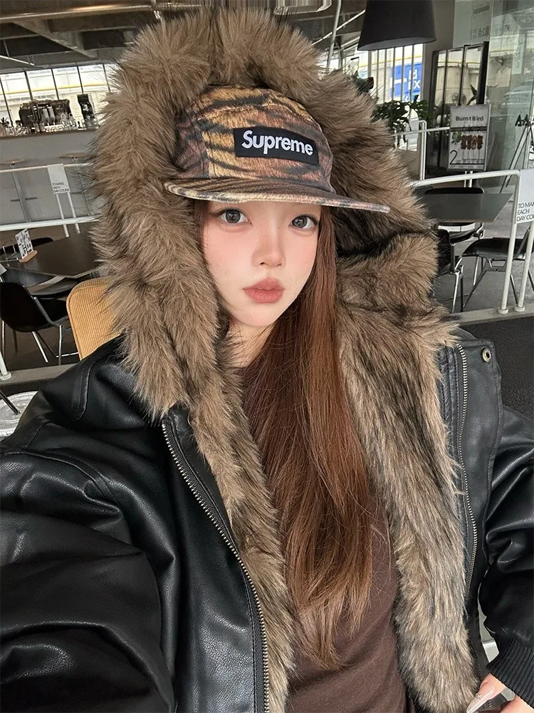 

Двустороннее пальто с капюшоном American Sle Thiened Warm или Jaet для мужчин, хлопковое пуховое пальто с меховым воротником