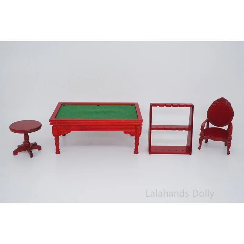 1:12 Dollhouse Stylish Imitation Table Tennis Room Model for Dollhouse Living Room, Study, Furniture Decoration Accessories