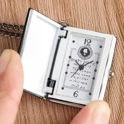 Japanese Anime Antique Necklace Chain Clock Pendant Death Note Book Quartz Pocket Watch for Men Women