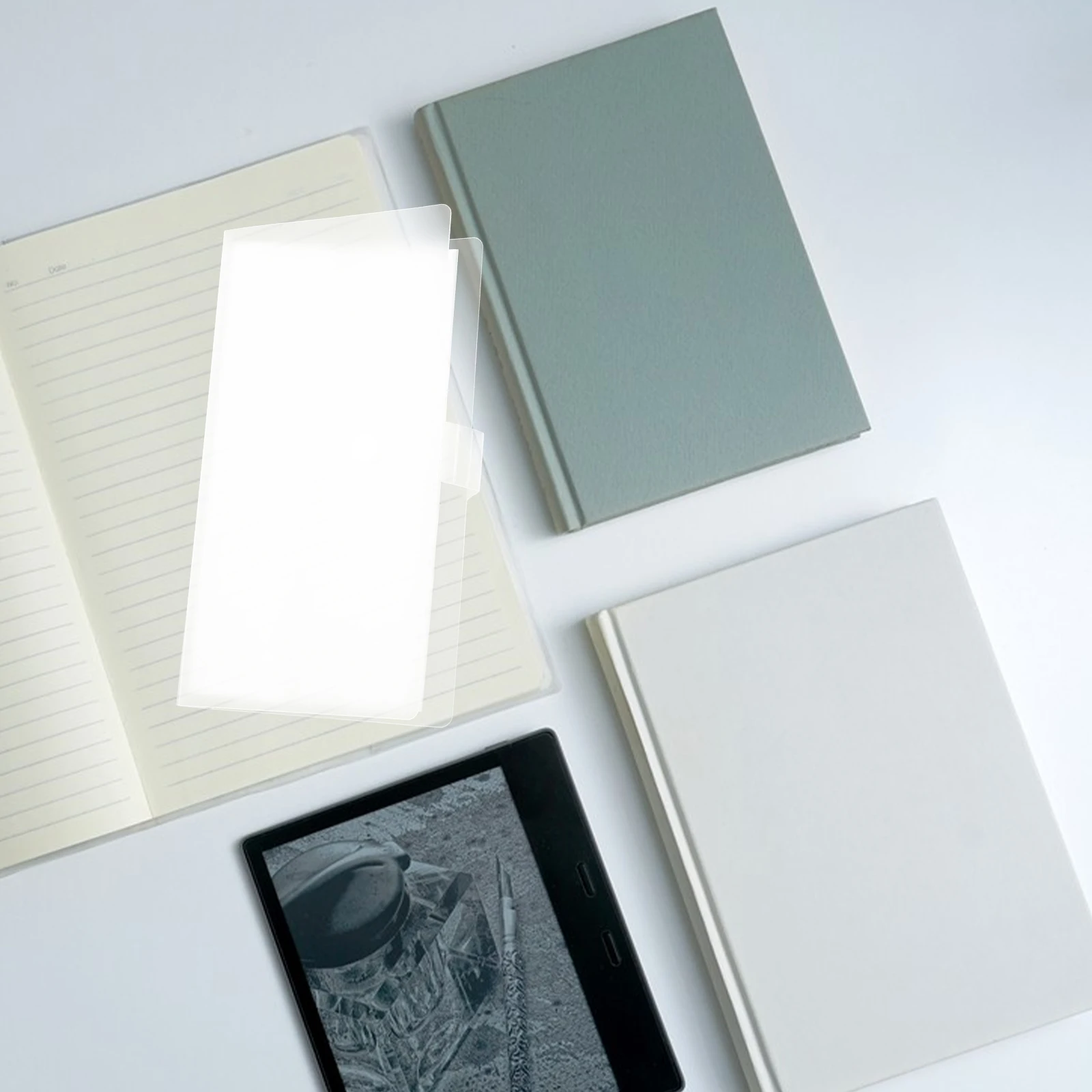 

2pcs Album Small Transparent Storage Book For Airplane Tickets Greeting Cards Organizer Plastic Tickets Holder Collection Album