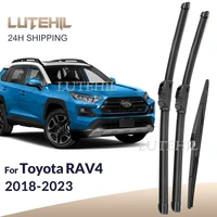 Para Toyota RAV4 XA50 2018-2023 2019 2020 2021 limpiaparabrisas delantero y trasero cepillos de ventana de parabrisas 26 ""+ 16"" + 12""