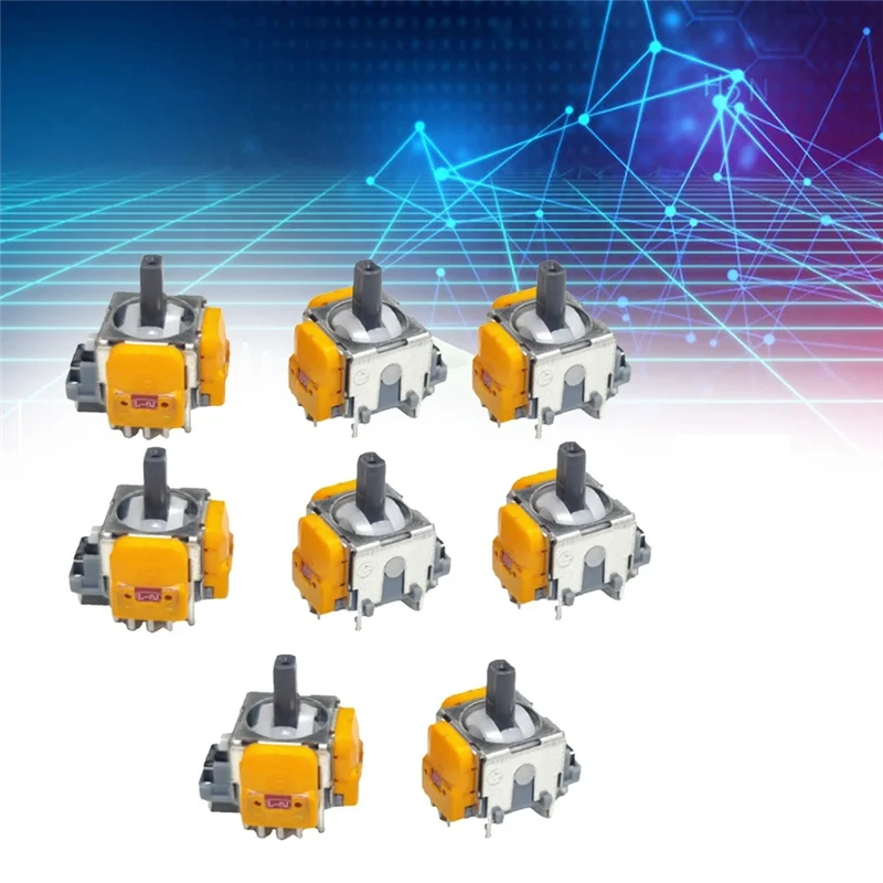8 Uds. Para Joysticks PS5 Hall, Joysticks ajustables electromagnéticos de alta precisión