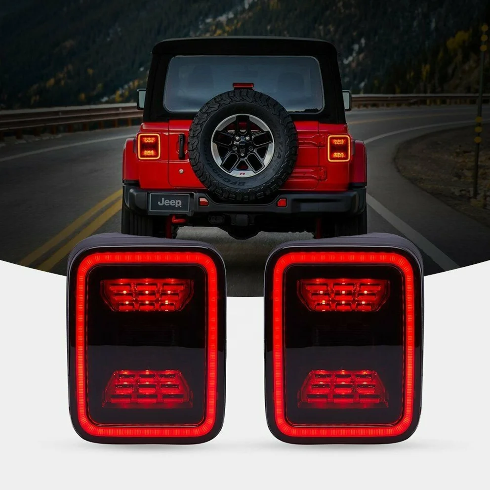 

Fit For Jeep Gladiator JT 2019 2020 2021 Taillight With Brake Reverse Rear Turn Signal Lamps LED Tail Light