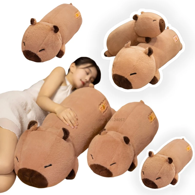 

Новые 60/80 см лежащая капибара, плюшевые игрушки, животные, супер мягкие куклы, подушка, милые подарки на день рождения, домашний декор для мальчиков и девочек