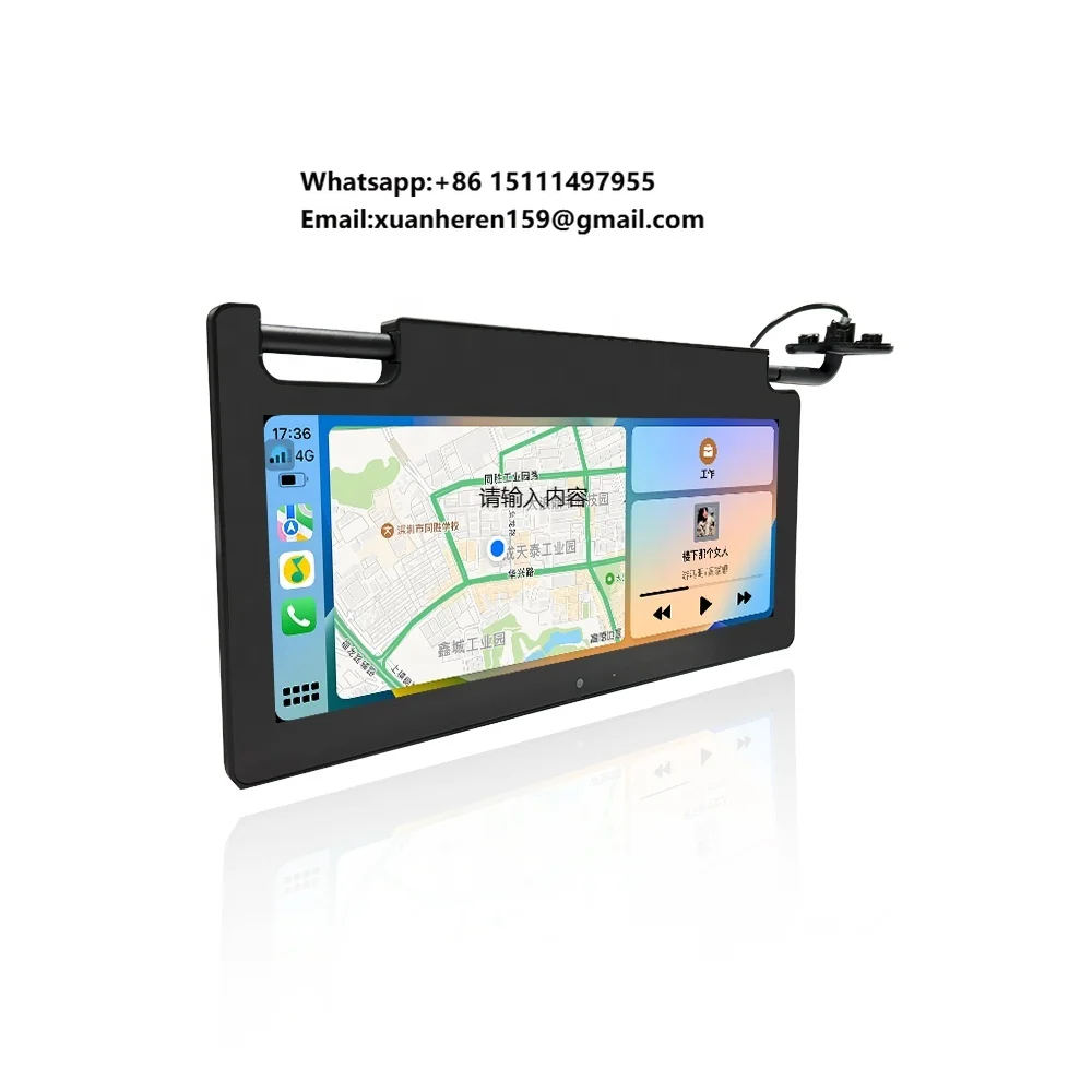 

OEM Sun Visor Entertainment Screen Android Auto Screen with Camera Car Audio Navigation for Chery Tiggo7 Tiggo8 Tiggo5 Tiggo5X