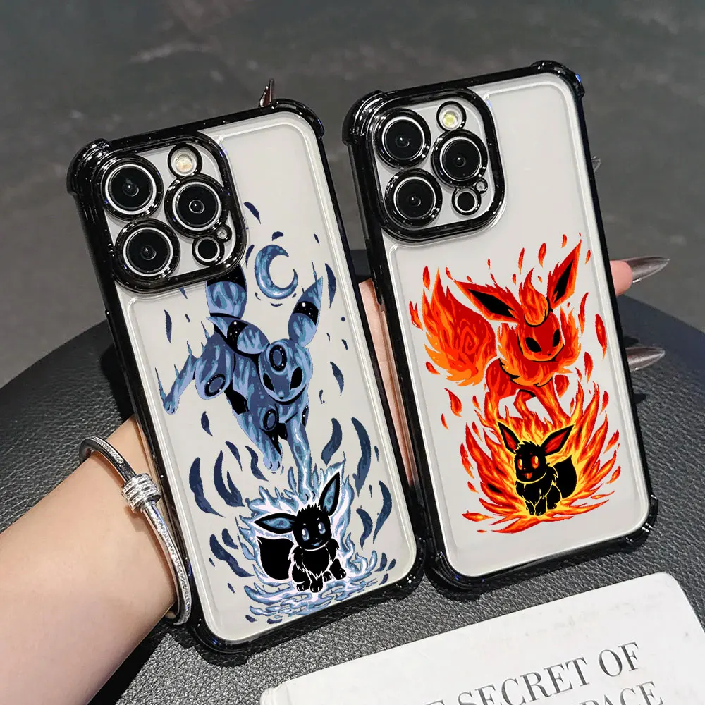 Shockproof Case For Xiaomi Redmi 12C 13C 14C 15C 15A Note 15 14 Pro Plus 13 12 11 Pro 5G Cover Umbreons Eevees P-Pokemons Anime view 2
