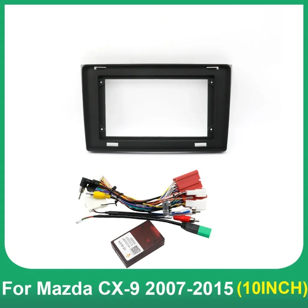 

Car Radio frame Mazda CX9 2006-2016(10.Inch Fascias Head Unit 2 Din DVD GPS MP5 Android Player Dash Panel Cover Install Trim