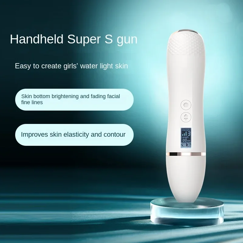 Free Shipping Hand-Held Ultrasonic Beauty Face Lifting and Tightening Removing French Lines Wrinkle Removing Home