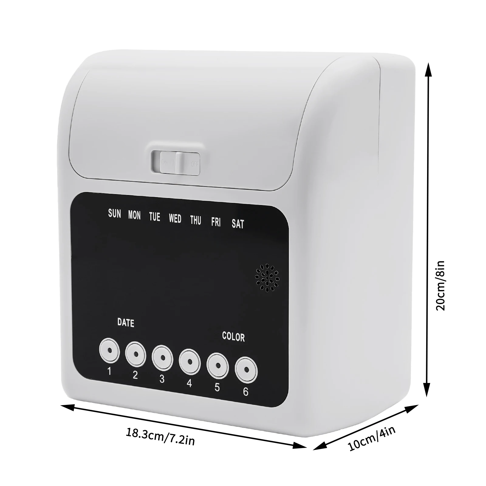 Aanwezigheidsmachine Medewerker Check-In Recorder Met 50 Kaarten Beschrijving