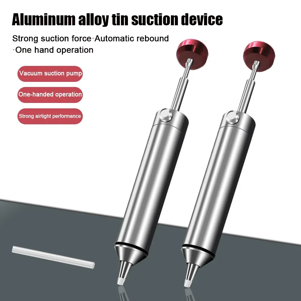 NEW Aluminum Powerful Desoldering Pump Suction Tin Gun Soldering Sucker Pen Removal Vacuum Solder Iron Welding Repair Tool