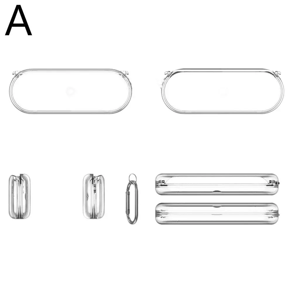 Protective Case for Nothing Ear (Open) Translucent Case Cover with Carabiner Drop Skin Shell Protector and Dust Resistant T7D3