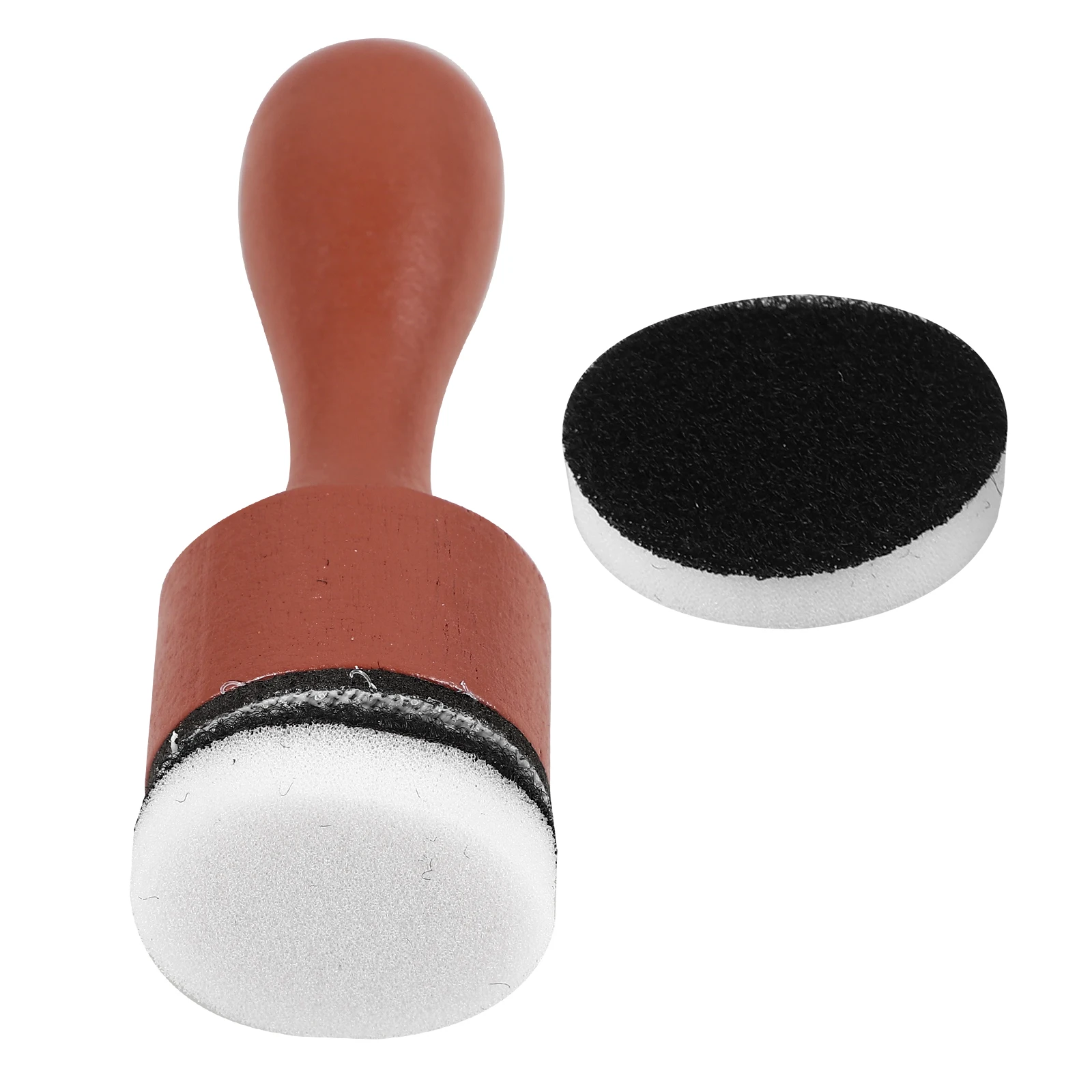 

Mini Ink Tool 2 Flat Sponge Heads Wooden Color Blending Brushes For Card Making Round Replacement Foam Pads Art Supplies Canvas