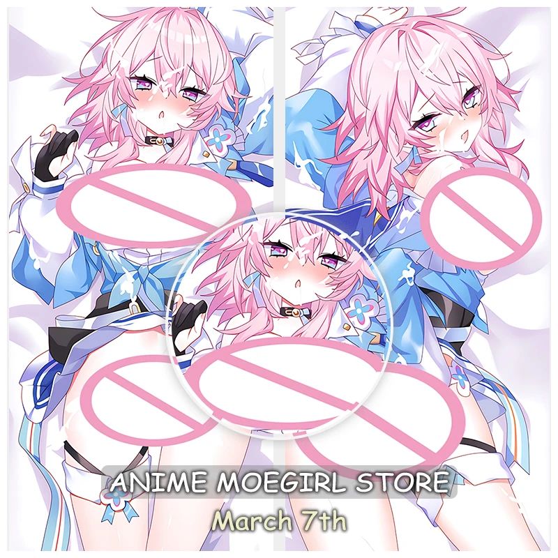 Honkai Star Rail March 7th Dakimakura Full Body Pillow Case Anime Otaku Pillowcase Game Throw Cushion Cover Bed Decor Gift