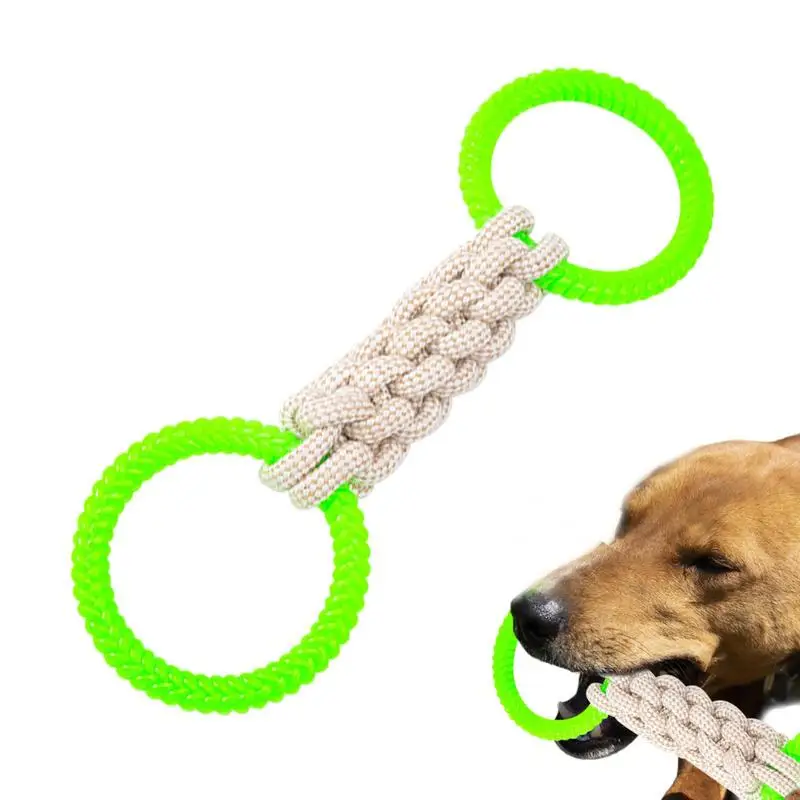 Teething Toys For Puppies Small Chewing Toys For Dogs Double Knot Bone Molding Interactive Boredom And Helps Freshen Breath For