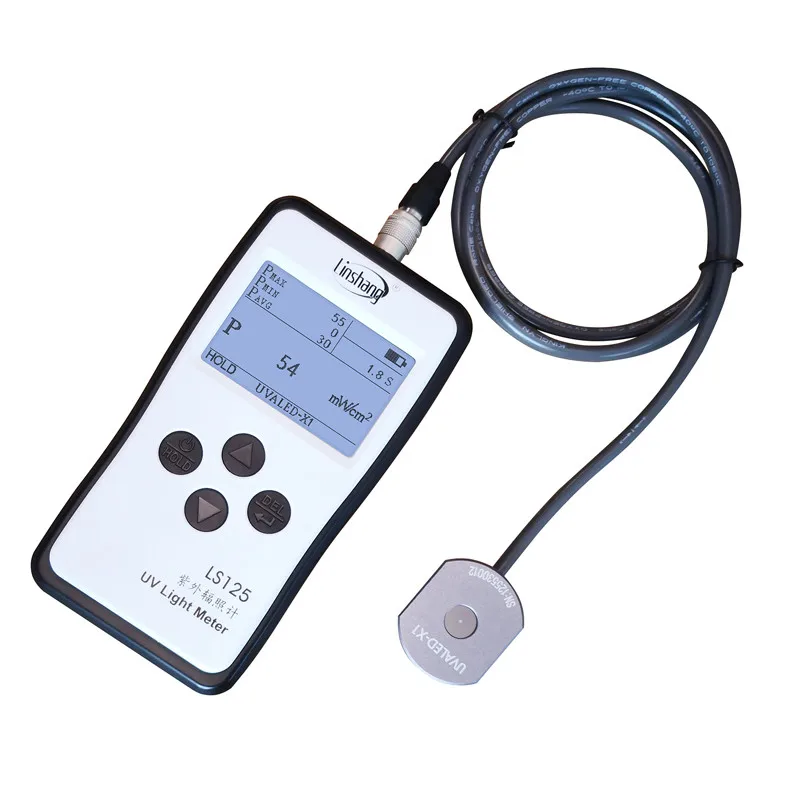 Linshang UVALED-X1 Probe UVC LED Sensor for LS125 UV Power Meter Test Intensity and Energy of UV LED Point Light UV Curing