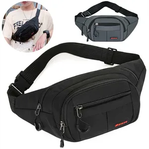 New Waist Bag for Men and Women, Multifunctional, Large Capacity, Waterproof, Fashionable and Trendy Cash Register Business Bag