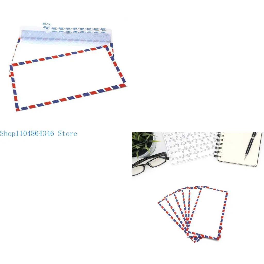 5ASD 5/15/20PCS航空便エンベロープ115x225mmエアメールエンベロープ