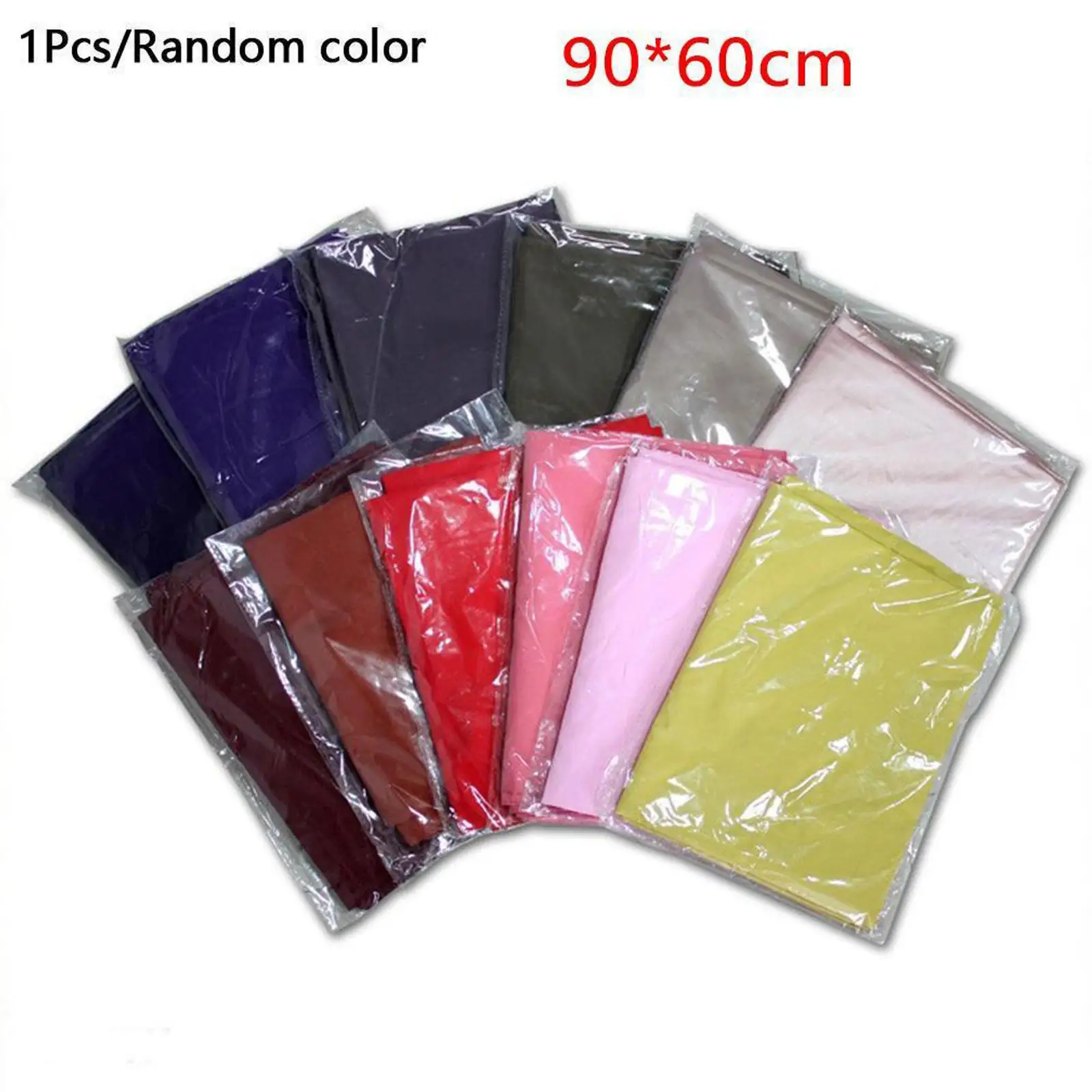 1PC Random Color Waterproof Salon Hair Cutting Cape Barber Hairdressing Haircut Cloak Apron Shaving Cloth 90*60cm