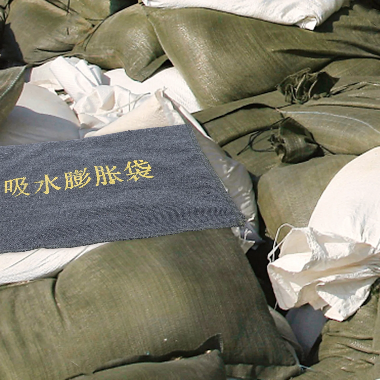 2Pcs Reusable Sand Bags for Flooding Water Activated Flood Barriers Heavy Duty Canvas Protection for Home Basement Driveway