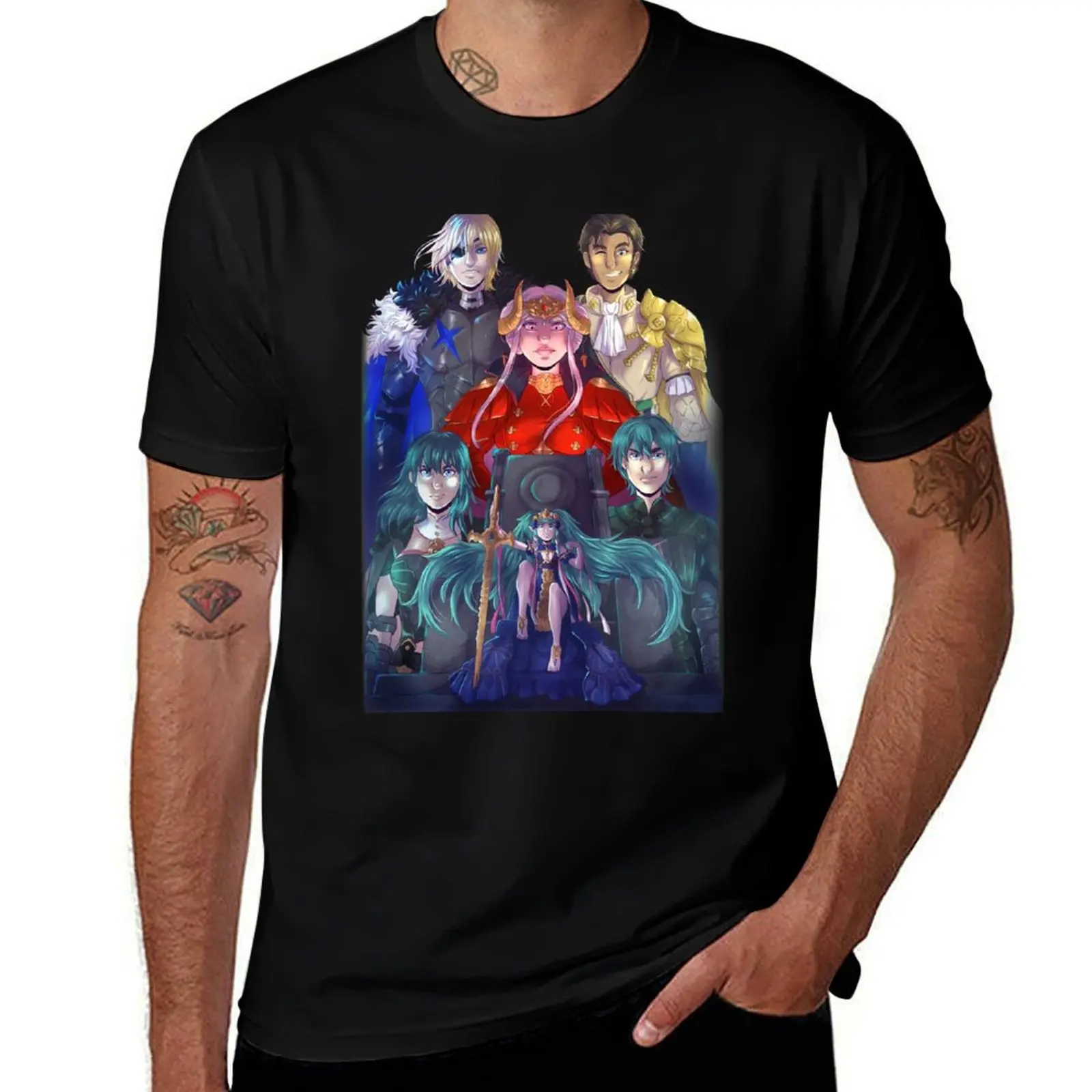 

FIRE EMBLEM THREE HOUSES T-Shirt Minimal Art Print T-Shirt