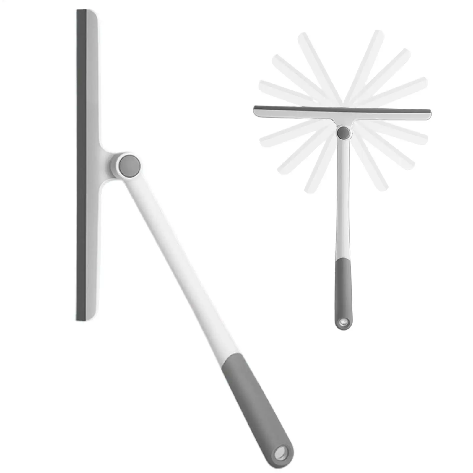 Escobilla de Goma para Puertas de Vidrio, Limpiador de Ventanas de Silicona, Escobilla Multiusos para Baño, Cocina, Auto, RV, Oficina, Pared