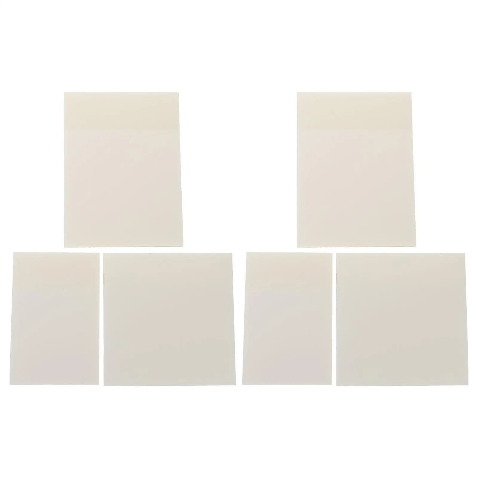 6pcs Transparent Memo Stickers Clear Paper Office Supplies Waterproof Desk School Stationery Gifts