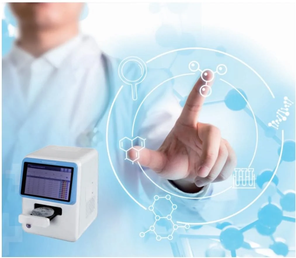 Automatic veterinary biochemical analyzer diagnostic equipment