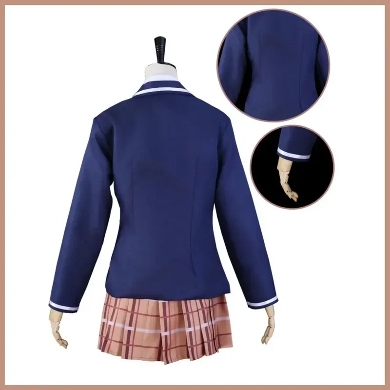 FC6Anime The Angel Next Door Spoils Me Rotten Shiina Mahiru Cosplay Costume Wig JK School Uniform Skirt Woman Kawaii Campus@FC8！