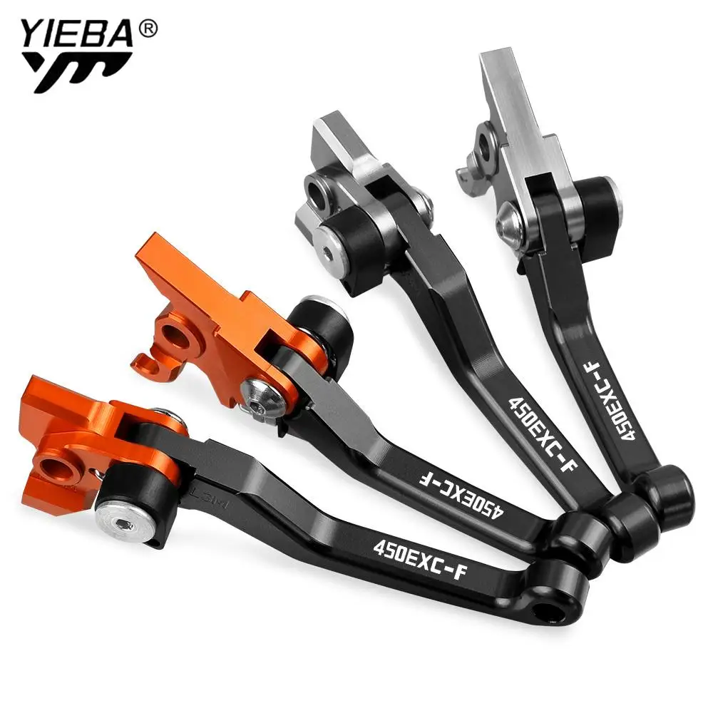 Motocross Foldable Brakes Pivot Dirt Bike CNC Fit FOR 450XCF 450 XC-F 2008 2009 2010 2011 2012 Brake Clutch Levers Handle Lever