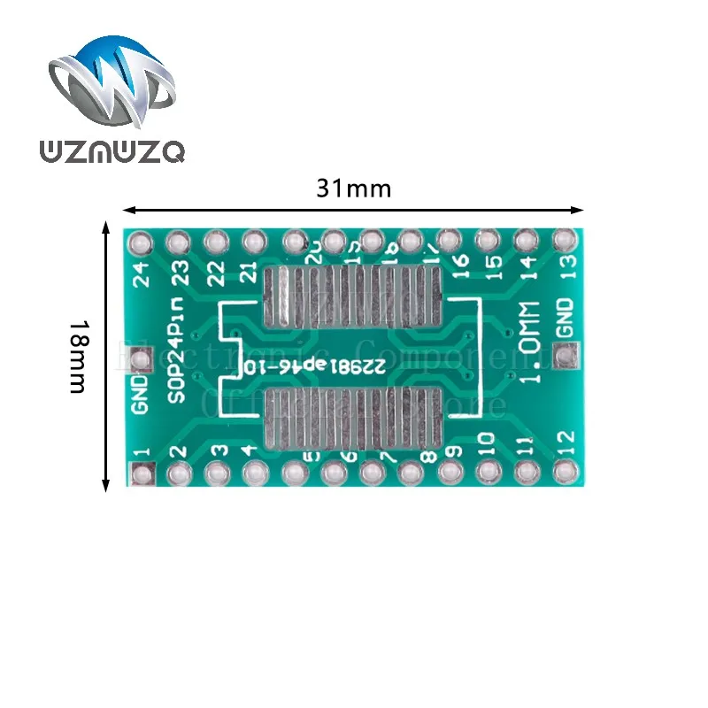 10 шт., плата для перевода QFN32 QFN40 DIP Pin
