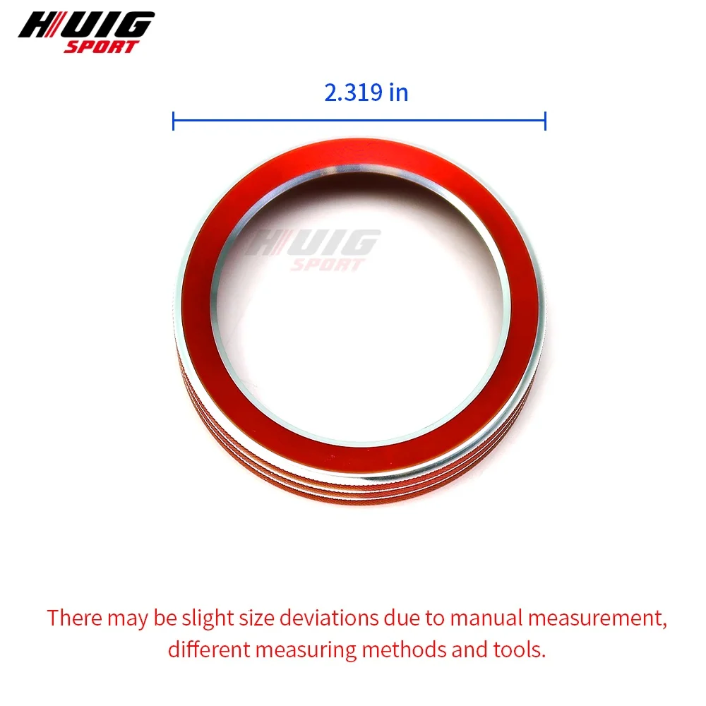 Aluminum Alloy PRND Console Button Ring Cover Sticker Decor For Ford Explorer 2020 2021 2022 2023 2024 2025 Interior Trim